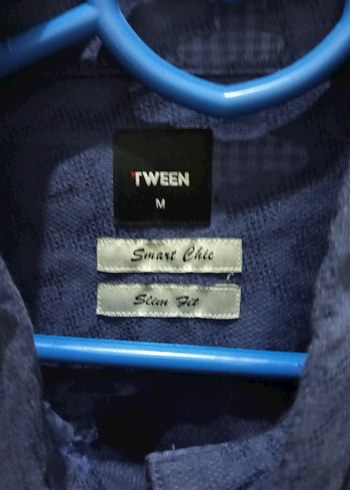 Erkek Lacivert Uzun Kollu Düğmeli Gömlek - Görsel 2