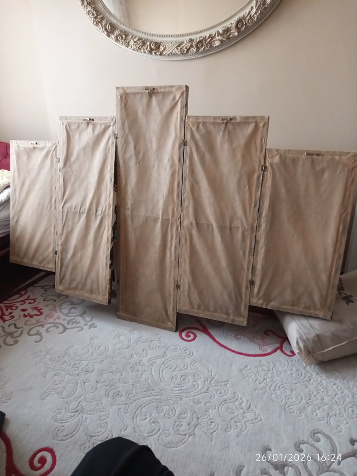 Kamel Renkli Afrika Temalı 5 Parçalı Tablo - Görsel 2