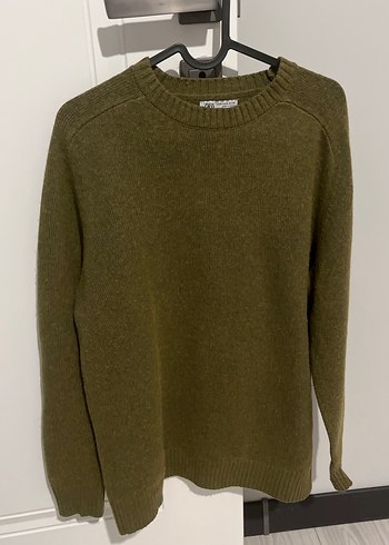 Zara zeytin yeşili kazak - Görsel 3