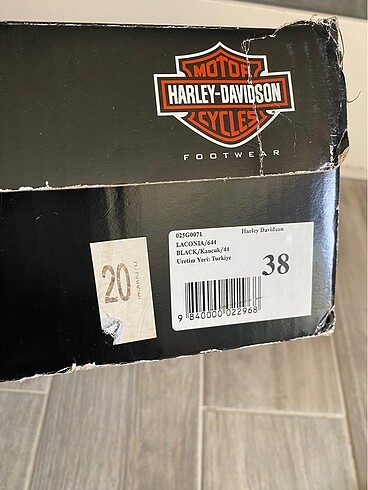 38 Beden HARLEY DAVIDSON Kadın 38 Numara Orjinal kutulu Bot