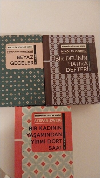 3'lü Mini Kitap Seti (Betaz Geceler,Bir Delinin Hatıra Defteri v