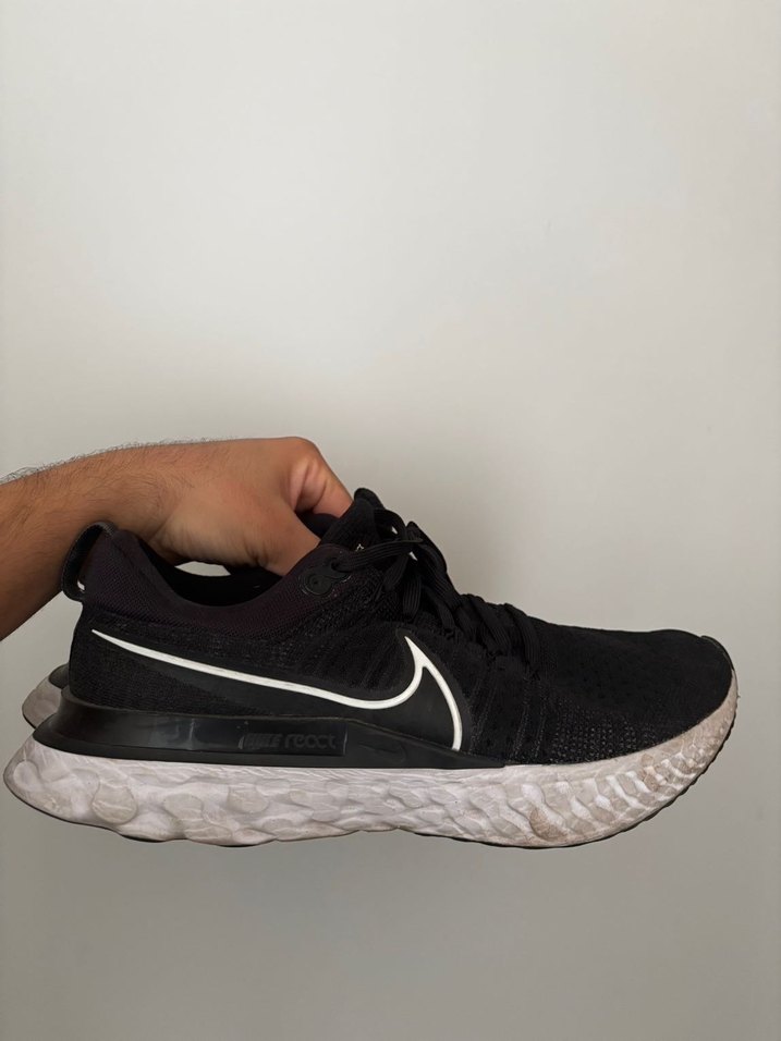 Nike Infinity Run Flyknit Siyah Erkek Koşu ve Antrenman Ayakkabı - Görsel 5