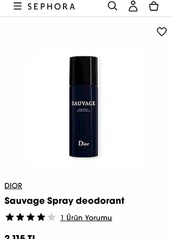 Dior Sauvage Erkek Parfüm Deodorant - Görsel 6