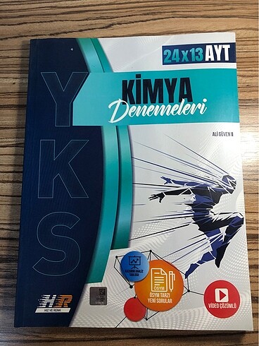 Hız ve renk yayınları ayt kimya 24x13 deneme