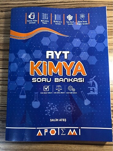 Apotemi yayınları ayt kimya soru bankası