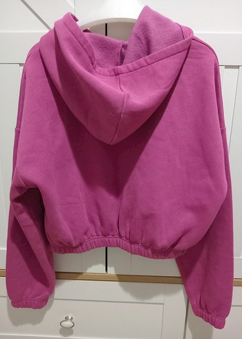 38 Beden mor Kapüşonlu Kadın Sweatshirt