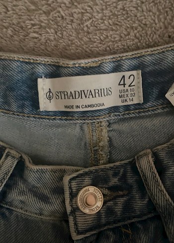 Kadın Açık Mavi Mini Denim Şort - Görsel 2