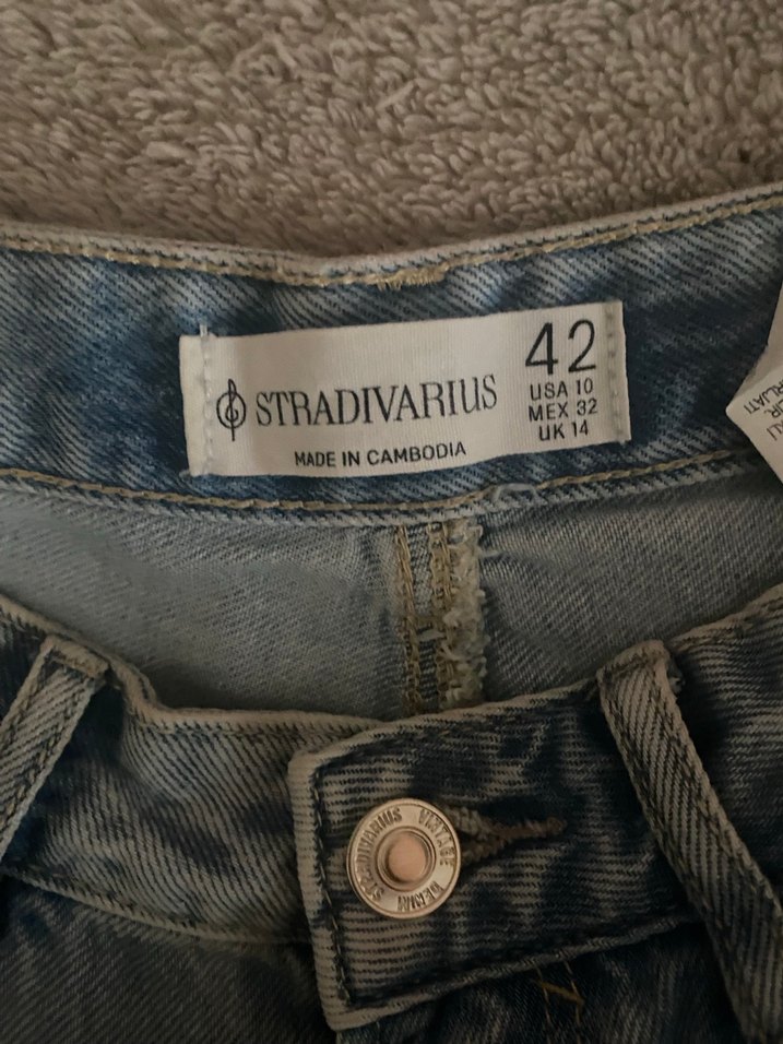 Kadın Açık Mavi Mini Denim Şort - Görsel 2