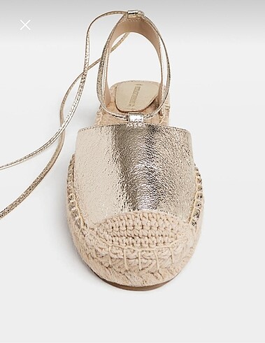 40 Beden altın Renk Stradivarius Espadril S*TILDI