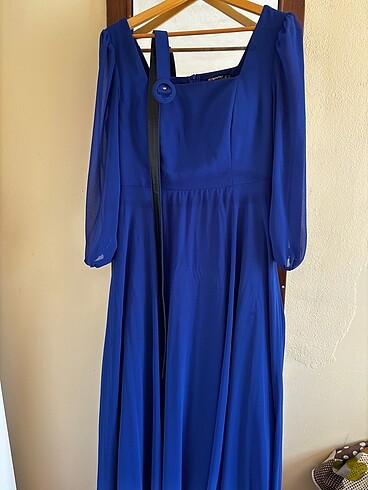 44 Beden Abiye sifon elbise