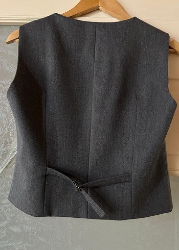 Gri Midi Kadın Takım Elbise - Görsel 4