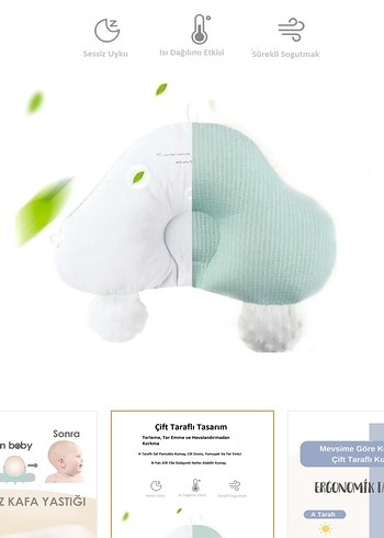 Ayarlanabilir düz kafa yastığı - Görsel 2