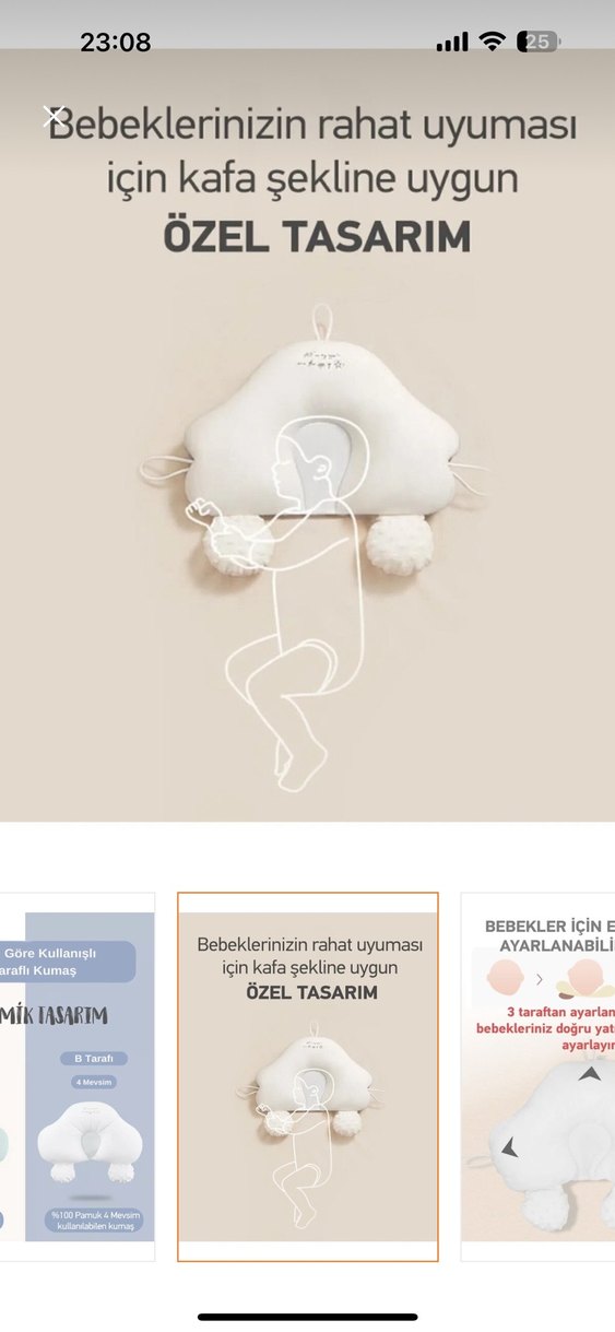 Ayarlanabilir düz kafa yastığı - Görsel 4