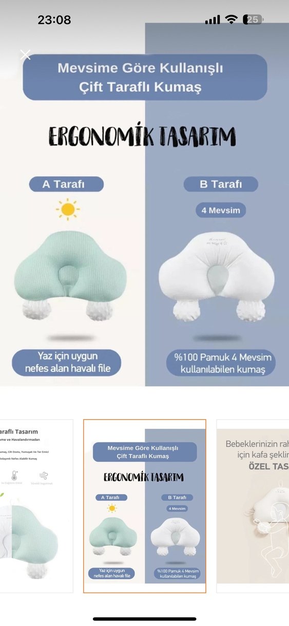 Ayarlanabilir düz kafa yastığı - Görsel 3