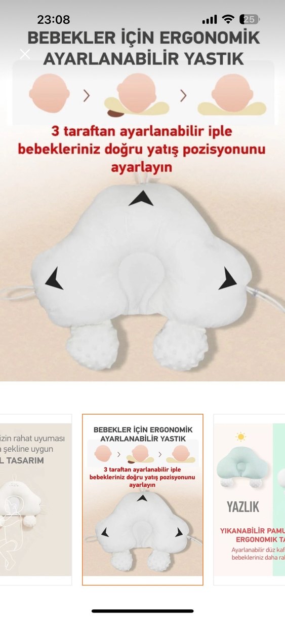 Ayarlanabilir düz kafa yastığı - Görsel 5