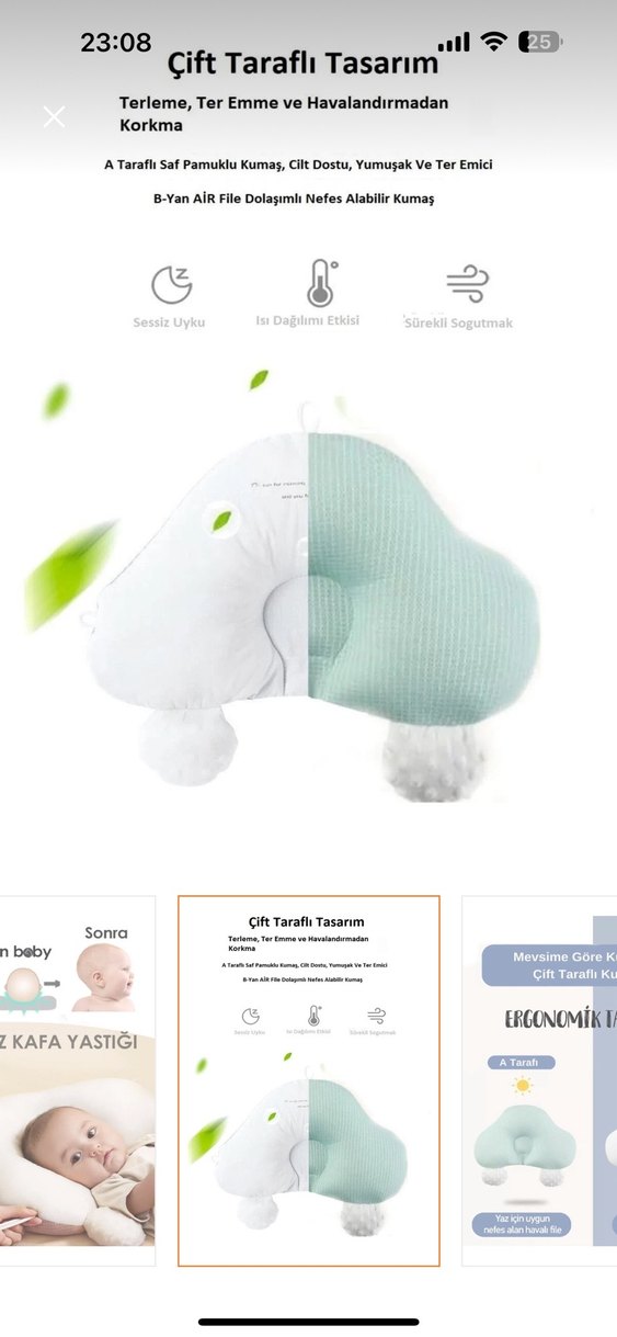 Ayarlanabilir düz kafa yastığı - Görsel 2