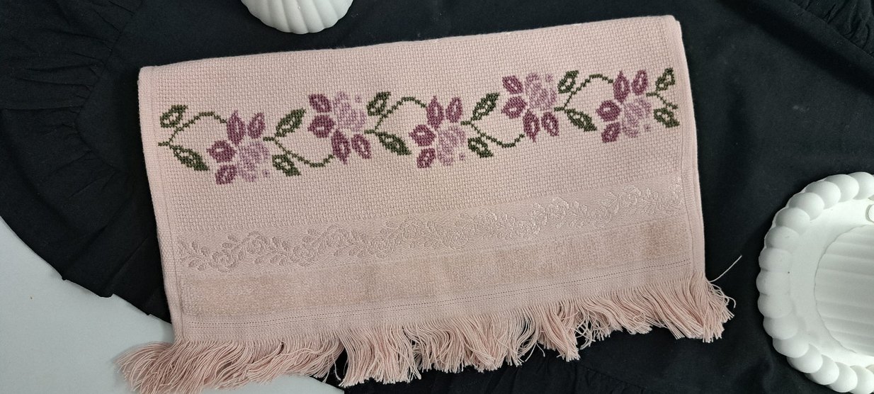 El islemesi  pudra pembeHavlu - Görsel 3