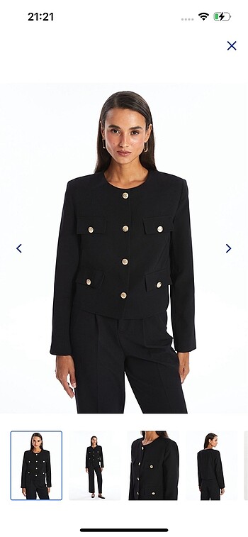 Zara Siyah ceket