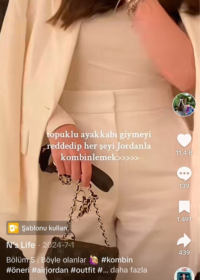 Zara beyaz kumaş pantolon - Görsel 2