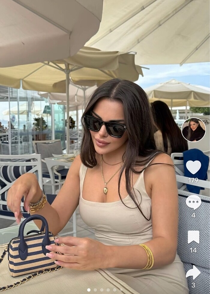 Zara bej elbise - Görsel 2