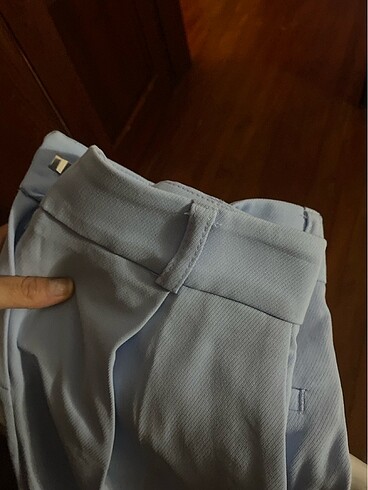 34 Beden Koton bebe mavisi palazzo 34 beden