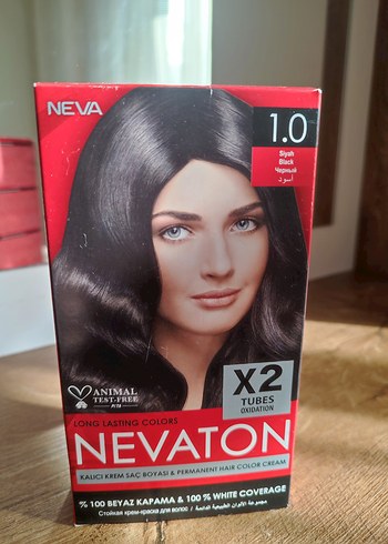 Nevaton Saç Boyası Seti 1.0 Siyah 50 ml - Görsel 2