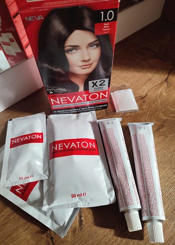 Nevaton Saç Boyası Seti 1.0 Siyah 50 ml - Görsel 5