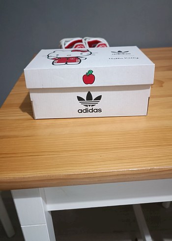 Beyaz Kırmızı Çocuk Spor Ayakkabı - Görsel 5