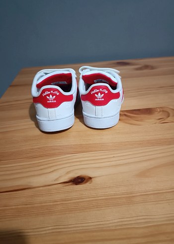 Beyaz Kırmızı Çocuk Spor Ayakkabı - Görsel 2
