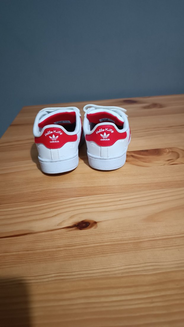 Beyaz Kırmızı Çocuk Spor Ayakkabı - Görsel 2