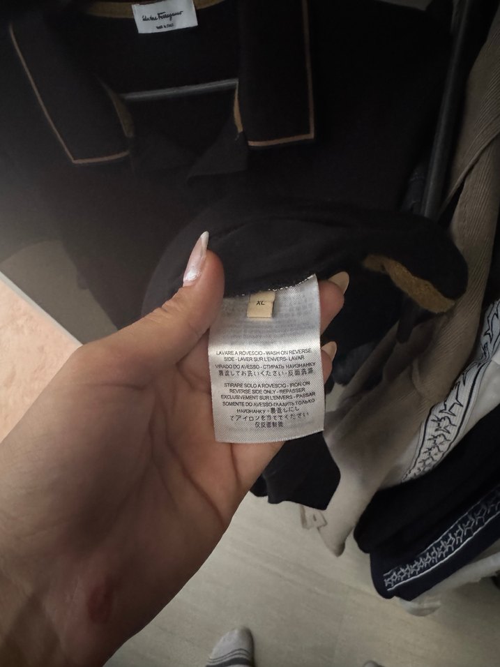 Siyah Düğmeli Erkek Polo Tişört - Görsel 4