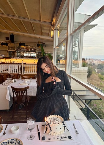 Siyah Mini elbise - Görsel 3