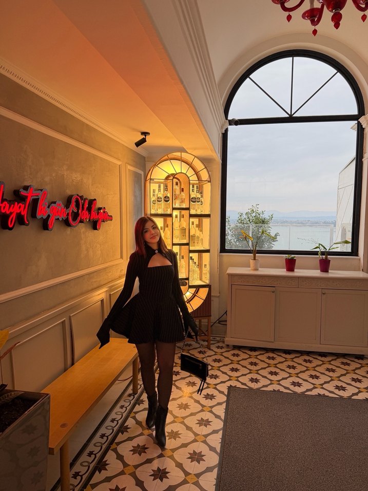 Siyah Mini elbise - Görsel 2