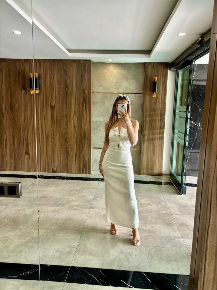 Beyaz elbise - Görsel 2