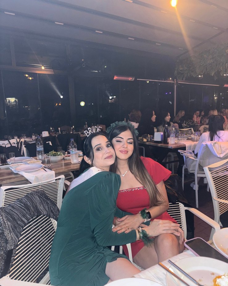 Kırmızı Drapeli Mini Abiye Elbise - Görsel 2