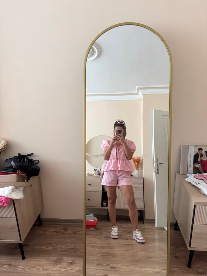 Pembe Mini gömlekli takım - Görsel 2