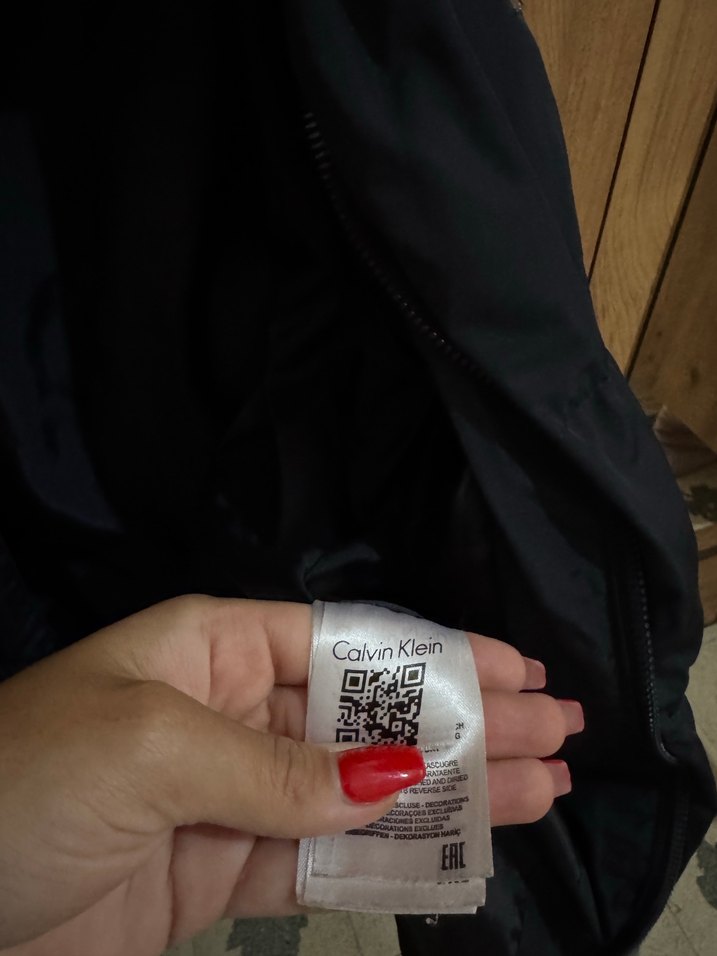 Calvin Klein Siyah Fermuarlı Erkek Mont - Görsel 4