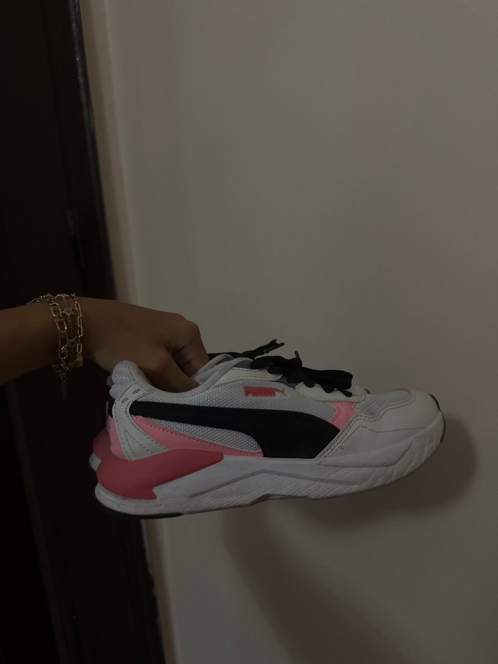 Pembe ve Gri Kadın Spor Ayakkabı Puma - Görsel 2