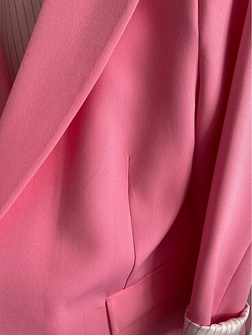 l Beden pembe Renk Blazer ceket