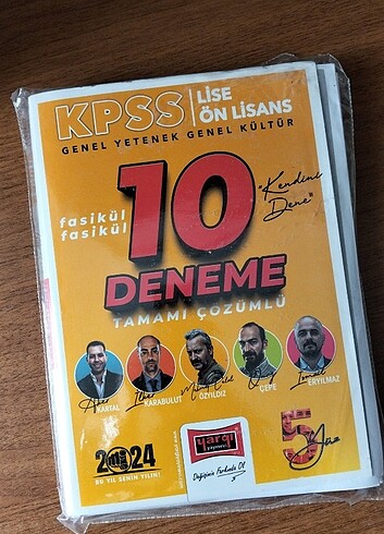 yargı yayınları lise önlisans kpss 10lu deneme çözümlü