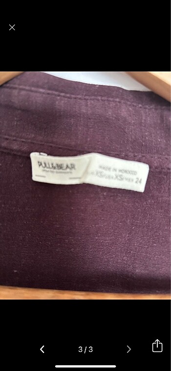 s Beden Pull&Bear crop keten gömlek