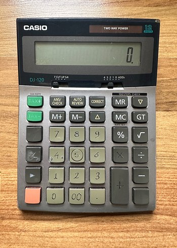 Casio DJ-120 Hesap Makinesi