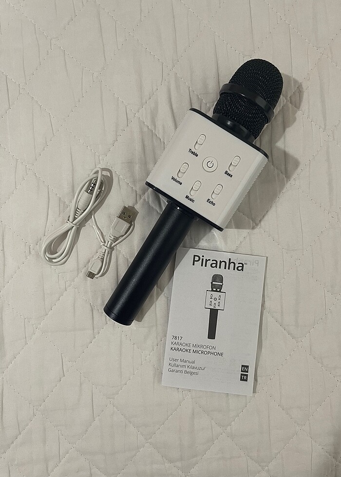 PİRANHA KARAOKE MİKROFONU - Görsel 2