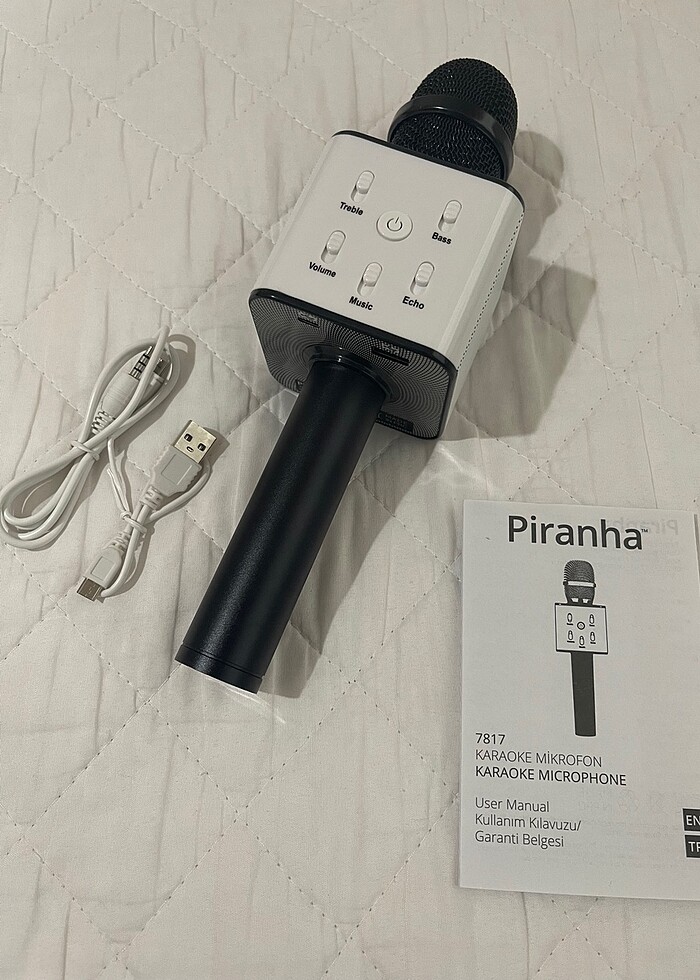 PİRANHA KARAOKE MİKROFONU - Görsel 3