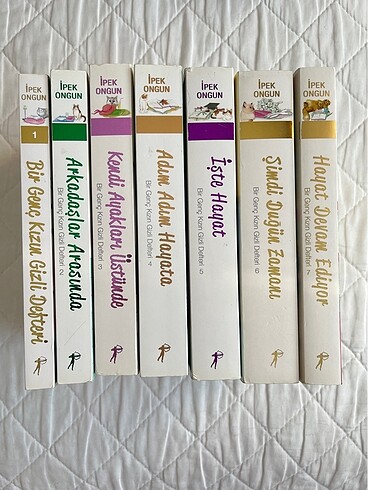 BİR GENÇ KIZIN GİZLİ DEFTERİ İLK 7 kitap