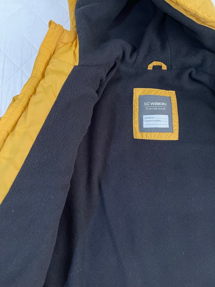 Sarı Erkek Çocuk Kışlık Mont - Görsel 4