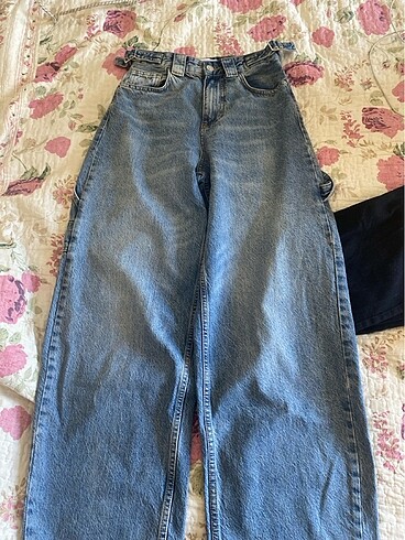 BERSHKA WİDE LEG BALLON FİT CARPENTER JEAN