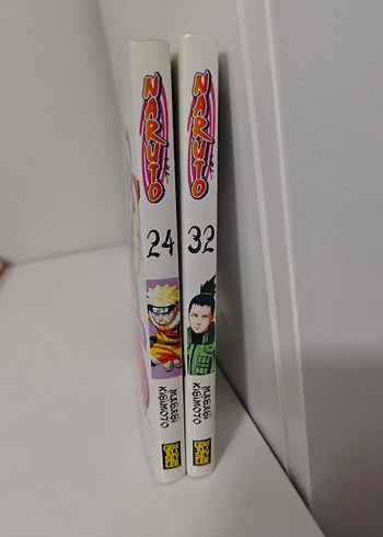 Naruto Manga Cilt 24 ve 32