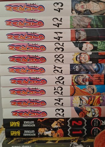 Naruto Manga Ciltleri 25 26 27