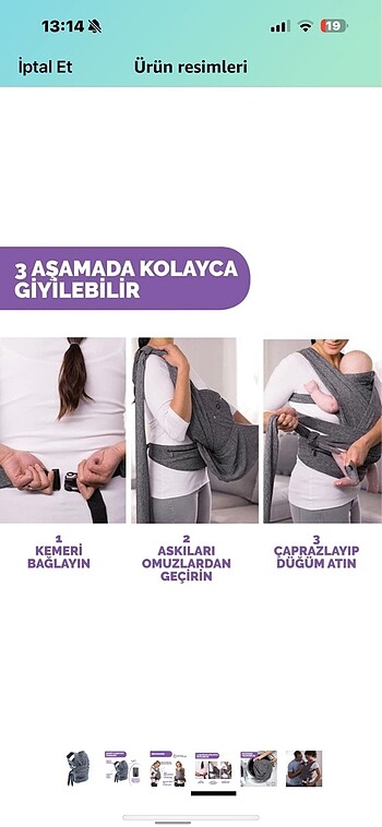 Boppy Comyfit Kanguru - Görsel 5